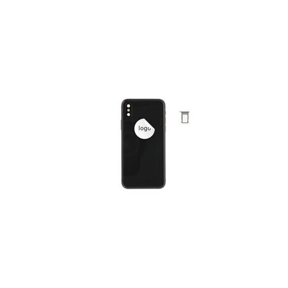 For iPhone/iPad (APXS0024GRPSP-C) Rear Cover (Pulled C) incl. small parts - Space Grey, For iPhone XS - Smartphone Covers & Frames - Smartphone - Techbox