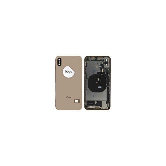 For iPhone/iPad (APXSM0024GOPSP-B) Rear Cover (Pulled B) incl. small parts - Gold, For iPhone XS Max - Smartphone Covers & Frames - Smartphone - Techbox