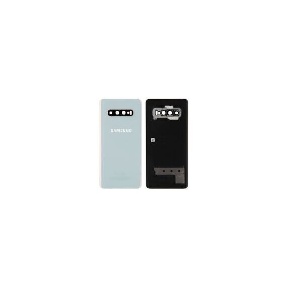 Samsung (GH82-18378F) Back Glass - White, Galaxy S10; SM-G973 | Techbox