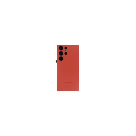 Samsung (GH82-30400F) Back Glass - Red, Galaxy S23 Ultra; SM-S918B - Smartphone Covers & Frames - Smartphone - Techbox