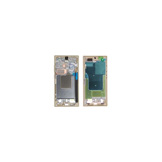 Samsung (GH82-33399C) Middle Frame - Titanium Yellow, Galaxy S24 Ultra; SM-S928B - Smartphone Covers & Frames - Smartphone - Techbox