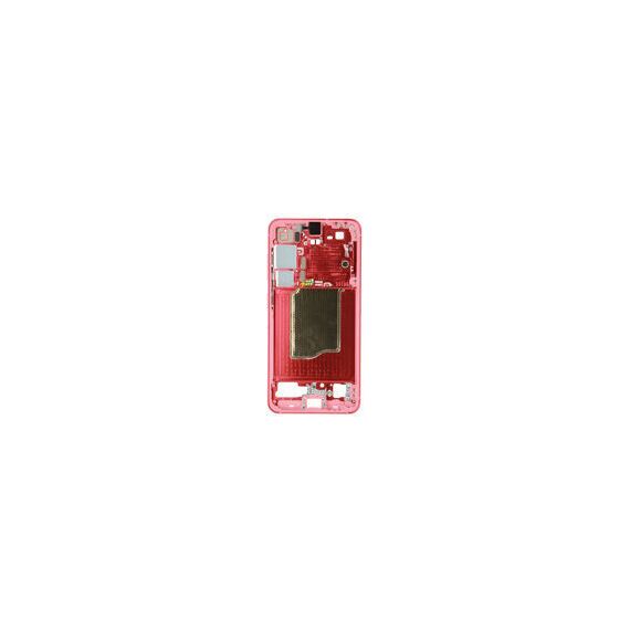 Samsung (GH82-36328G) Middle Frame - Coral Red, Galaxy S25; SM-S931 - Smartphone Covers & Frames - Smartphone - Techbox