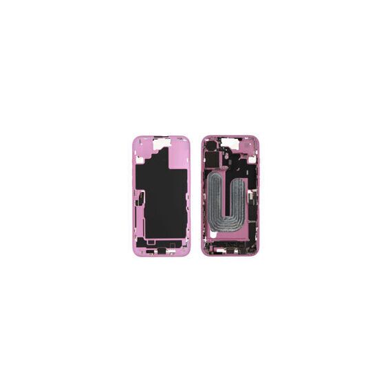 Apple (ZD076-00686) Middle Frame incl. battery (Original) - Pink, Apple iPhone 16 Plus - Smartphone Covers & Frames - Smartphone - Techbox