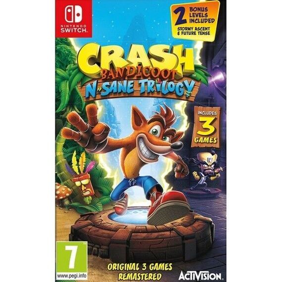 Crash Bandicoot - N'Sane Trilogy Remastered / Nintendo Switch - Nintendo Switch Games - Games - Techbox
