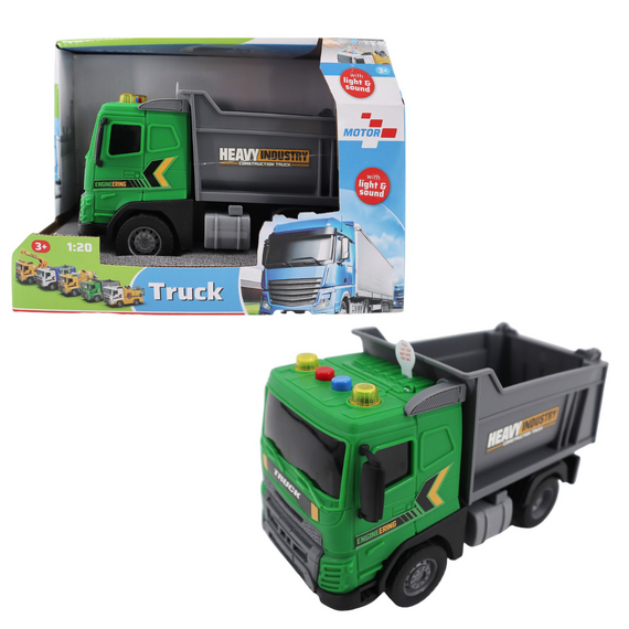 Motor 112 - Truck with light and sound 1:20 / Toys