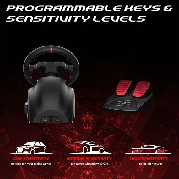 Subsonic - 220 RS Steering Wheel / PlayStation 4 | Techbox