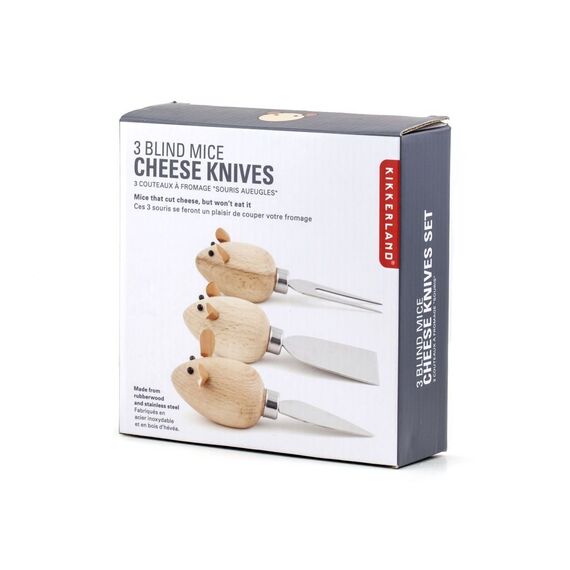 Cheese Knives Mice Set Of 3 (CHS08) / Gadgets