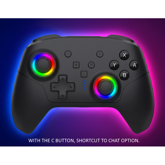 Deep Explorer – SW2 RGB WIRELESS PRO CONTROLLER / Nintendo Switch 2 - Nintendo Switch 2 Accessories - Accessories for Consoles - Techbox