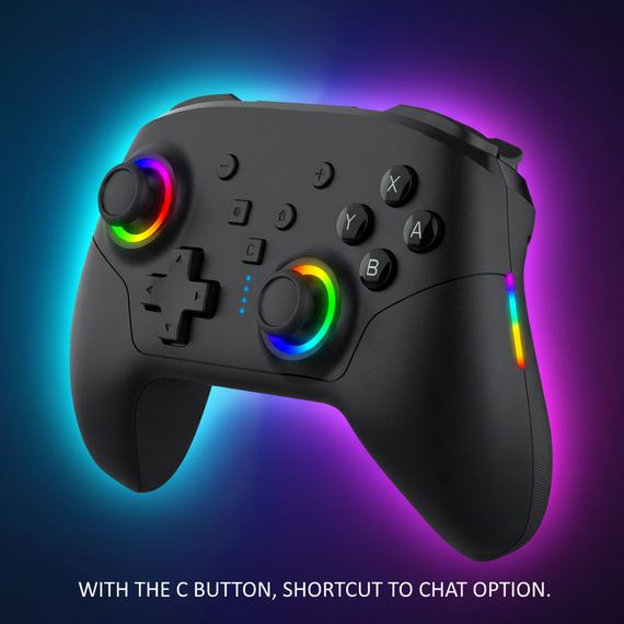 Deep Explorer – SW2 RGB WIRELESS PRO CONTROLLER / Nintendo Switch 2 - Nintendo Switch 2 Accessories - Accessories for Consoles - Techbox