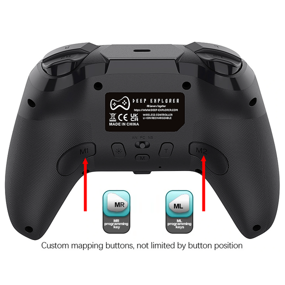 Deep Explorer – SW2 RGB WIRELESS PRO CONTROLLER / Nintendo Switch 2 - Nintendo Switch 2 Accessories - Accessories for Consoles - Techbox