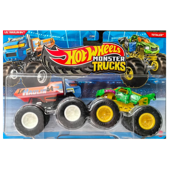 Hot Wheels -  Monster Trucks 1:64 Pack -  Lil Haulin 64 (JLV75) / Toys