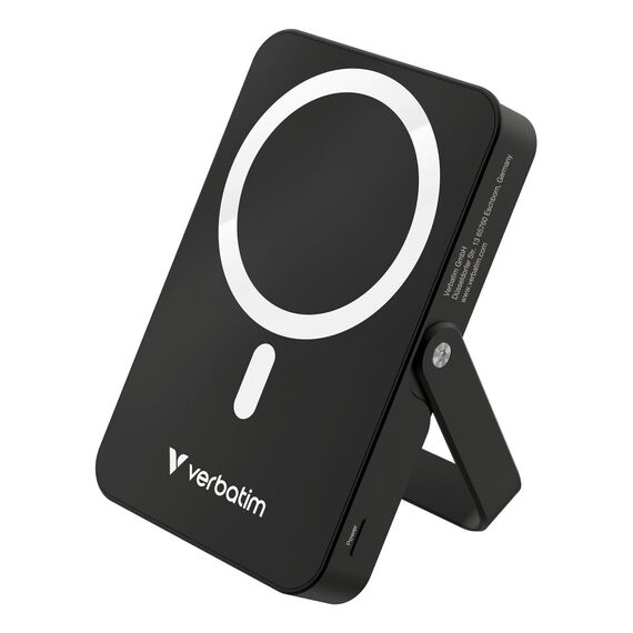 Verbatim - Charge 'n' Go Magnetic Wireless Power Bank with stand - 10000 mAh / Electronics