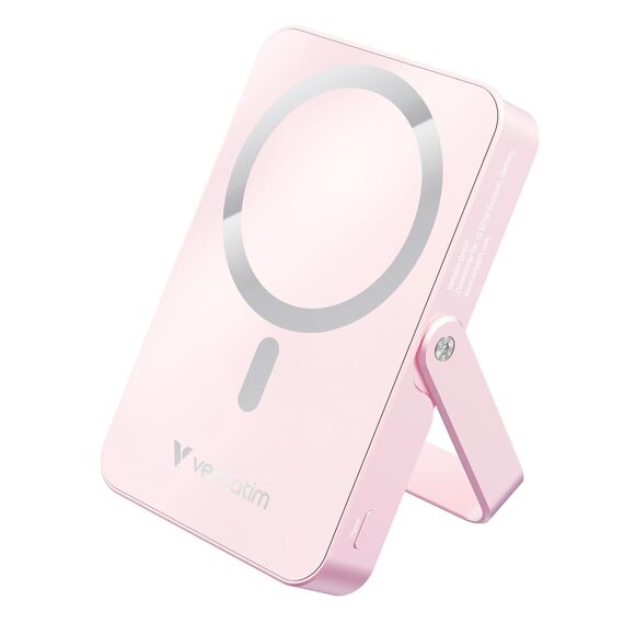 Verbatim - Charge 'n' Go Magnetic Wireless Power Bank with stand - 10000 mAh / Electronics
