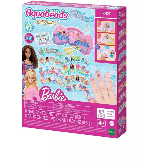 Aquabeads – Nail Studio Barbie Designer Kit (35137) / Toys