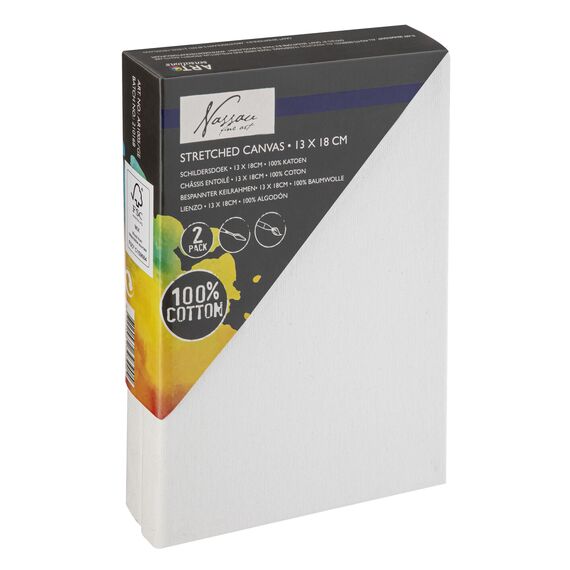 Nassau - Canvas 13x18cm (Packed by 2)  - (K-AR1005/GE) / Toys
