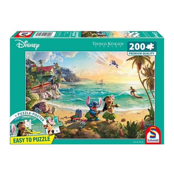 Schmidt - Thomas Kinkade: Disney - Lilo & Stitch (200 pieces) / Toys
