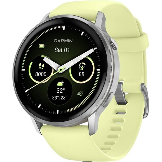 Garmin - Venu 4 45mm - gray/silver lemon / Electronics