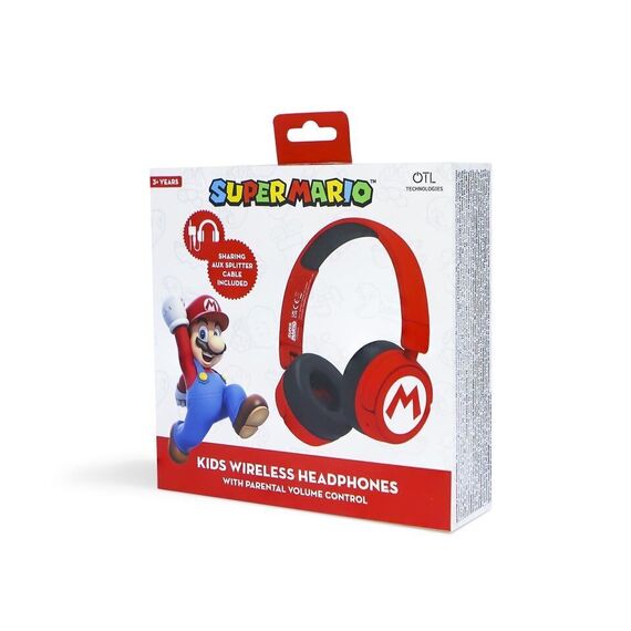 OTL - Super Mario Red Kids Wireless Headphones / Toys
