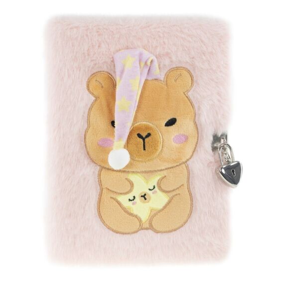 Tinka - Diary Capybara w/Night Cap w/Lock and Clamp Function / Toys