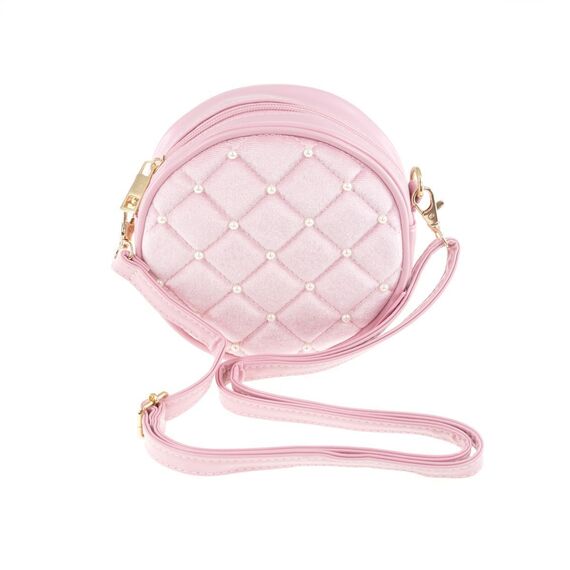 Tinka - Round Pink Bag w/Beads / Toys