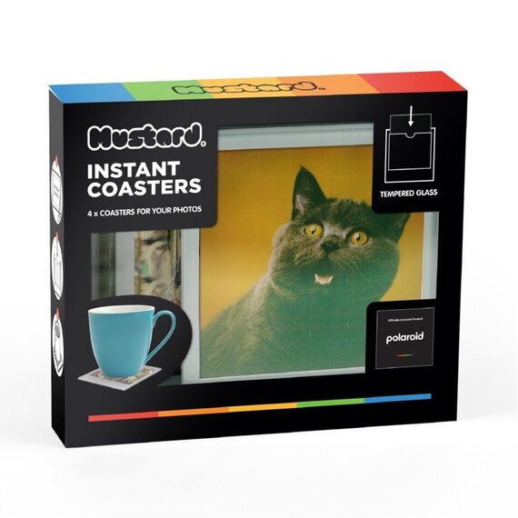 Mustard - Polaroid Instant Coasters - 10 cm x 10 cm / Gadgets