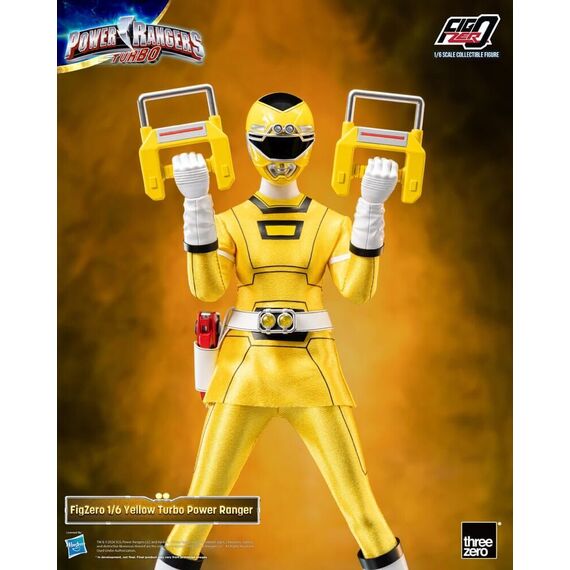 Power Rangers Turbo FigZero Action Figure 1/6 Yellow Turbo Power Ranger 30 cm |  Techbox