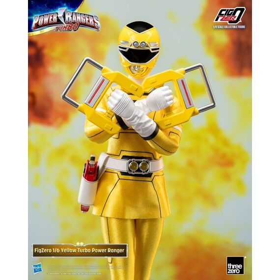 Power Rangers Turbo FigZero Action Figure 1/6 Yellow Turbo Power Ranger 30 cm |  Techbox