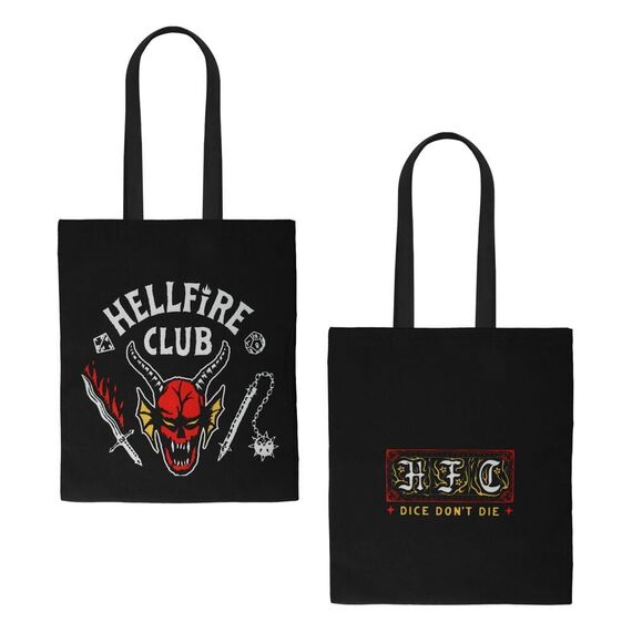 Stranger Things Tote Bag Hellfire Club - Bags, Backpacks & Luggages - Fashion - Techbox