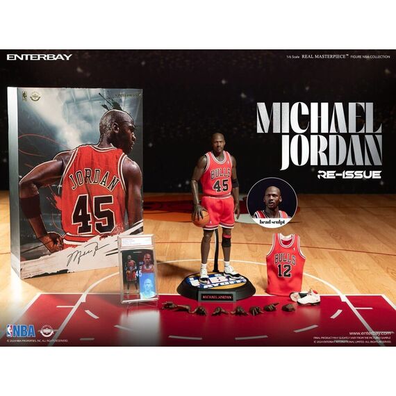 NBA Collection Real Masterpiece Actionfigur 1/6 Michael Jordan I'm Back Edition Limited 30 cm - Figurines - Collectibles - Techbox