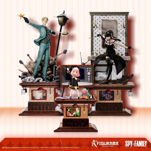 Spy X Family Elite FigumiZ Statue Set 1/8 Loid, Yor, Anya 37 cm - Figurines - Collectibles - Techbox