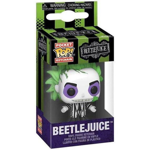 Beetlejuice Pocket POP! Vinyl Keychains 4 cm Beetlejuice Display (12) - Keychains - Gifts - Techbox