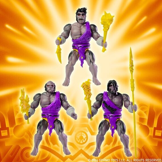 Legends of Dragonore Wave 2: Dragon Hunt Action Figure 3-Pack Brukteror Cave Men 14 cm |  Techbox