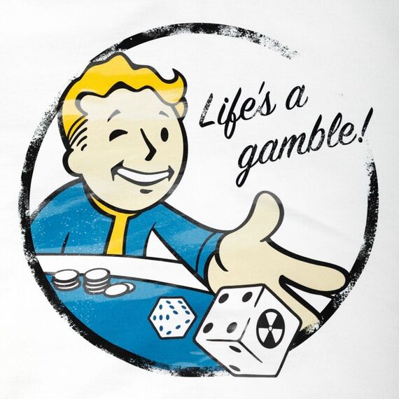 Fallout Zipper Hoodie Gamble Size XL |  Techbox