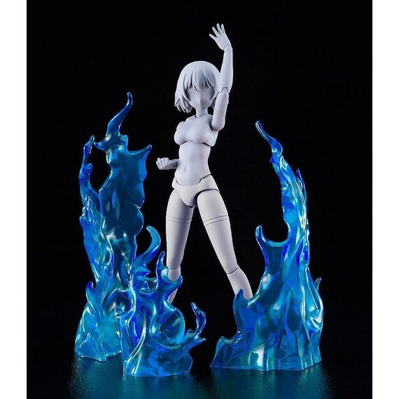 The Simple Effect Parts for Figures Flames: Blue