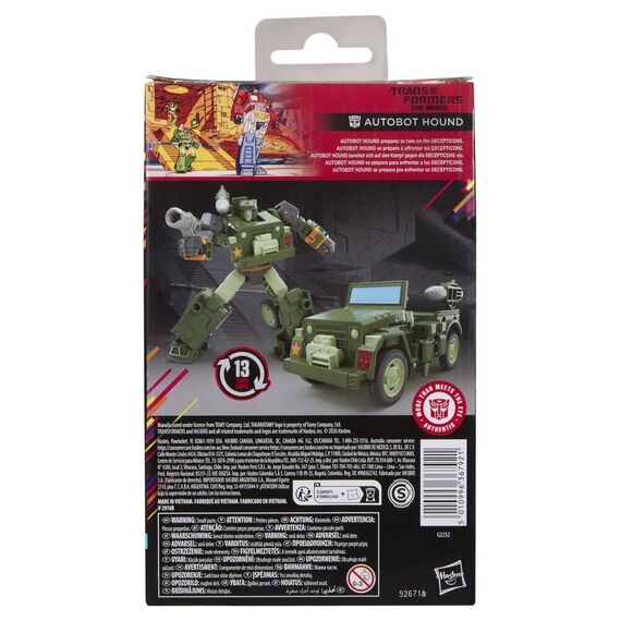 The Transformers: The Movie Studio Series Deluxe Class Action Figure MTMTE Collection: Autobot Hound 14 cm |  Techbox