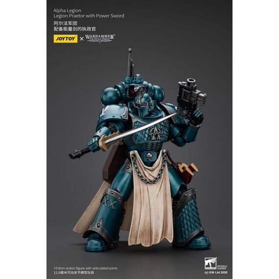 Warhammer The Horus Heresy Action Figure Alpha Legion Praetor with Power Sword 20 cm |  Techbox