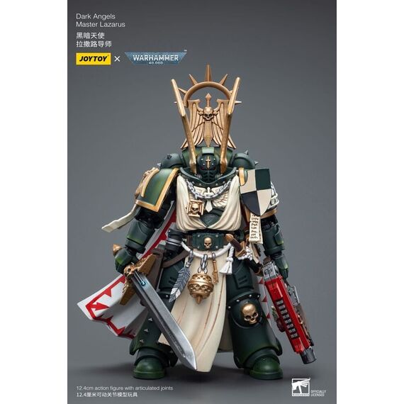 Warhammer 40k Action Figure 1/18 Dark Angels Master Lazarus 12 cm - Figurines - Collectibles - Techbox