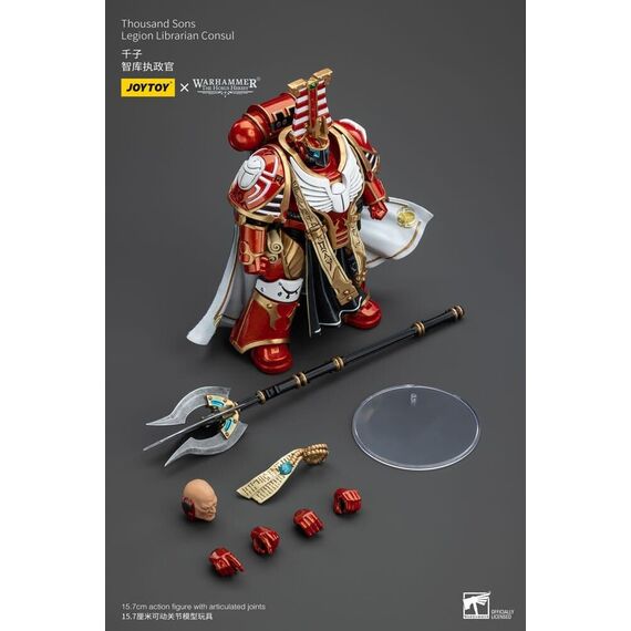 Warhammer The Horus Heresy Action Figure 1/18 Thousand Sons Legion Librarian Consut 16 cm |  Techbox