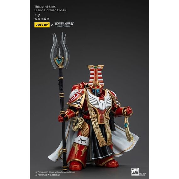 Warhammer The Horus Heresy Action Figure 1/18 Thousand Sons Legion Librarian Consut 16 cm |  Techbox