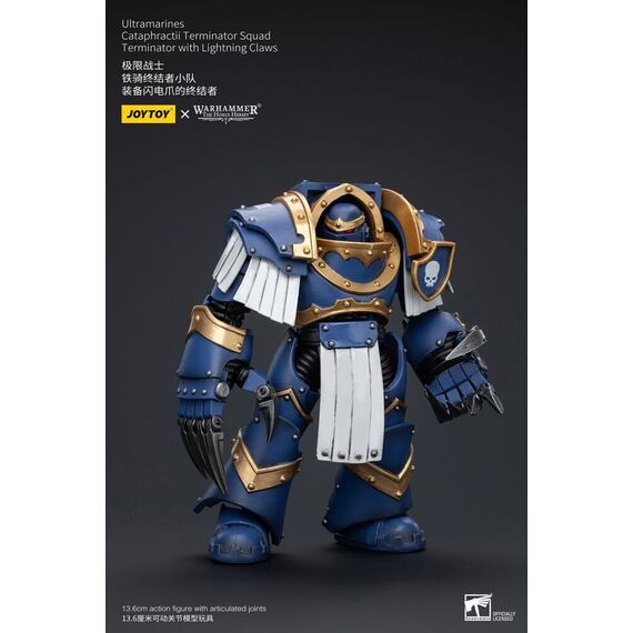 Warhammer The Horus Heresy Action Figure 1/18 Ultramarines Cataphractii Terminator Squad Terminator with Lightning Claws 14 cm |  Techbox