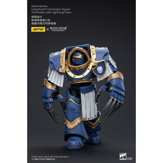 Warhammer The Horus Heresy Action Figure 1/18 Ultramarines Cataphractii Terminator Squad Terminator with Lightning Claws 14 cm |  Techbox