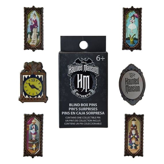 Disney by Loungefly Enamel Pins Blind Box Haunted Maison Assortment (12)