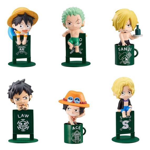 One Piece Ochatomo Series Trading Figure Pirates´ Vacance 4 cm Assortment (8) - Figurines - Collectibles - Techbox