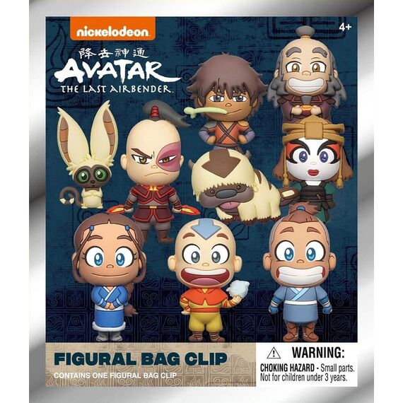 Avatar: The Last Airbender 3D PVC Bag Clips Series 1 Display (24)