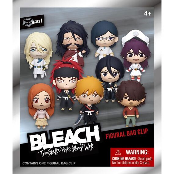 Bleach Thousand-Year Blood War 3D Foam Bag Clips Series 1 Display (24)