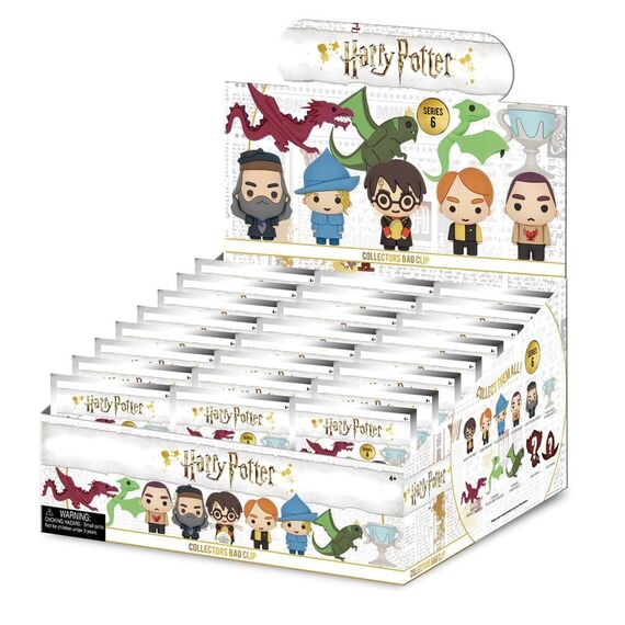 Harry Potter 3D PVC Bag Clips Series 6 Display (24)