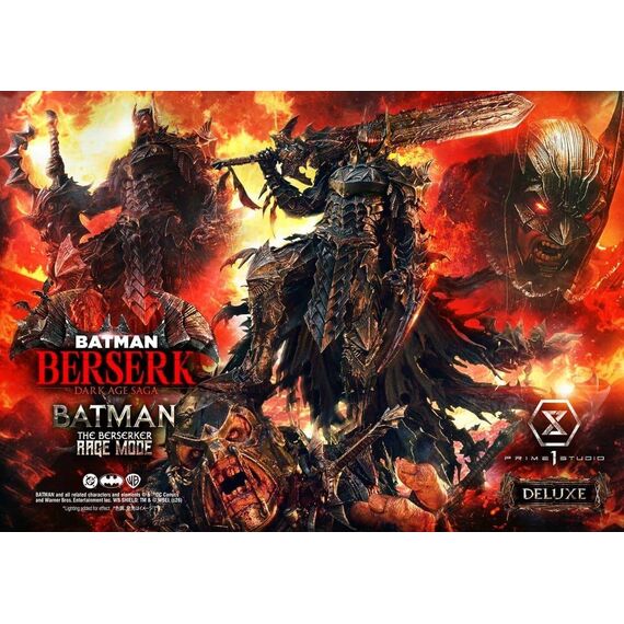 DC Comics Premium Masterline Series Statue 1/4 Batman (Comics) Batman: The Berserker Rage Mode Deluxe Version 93 cm |  Techbox