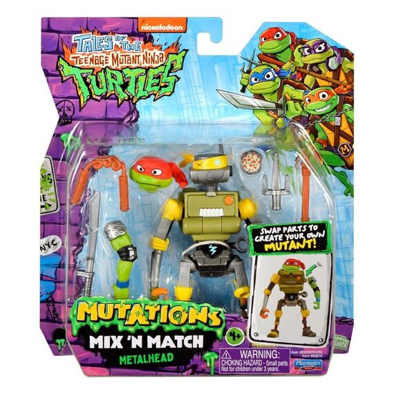 Tales of the Teenage Mutant Ninja Turtles Mix 'n Match Action Figure Metalhead 12 cm - Figurines - Collectibles - Techbox