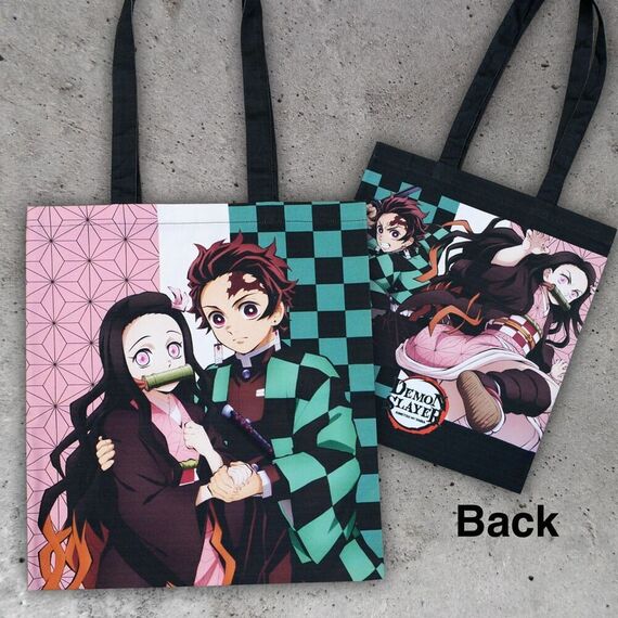 Demon Slayer: Kimetsu no Yaiba Tote Bag Tanjiro & Nezuko |  Techbox