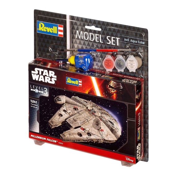 Star Wars Model Kit 1/241 Model Set Millennium Falcon 10 cm
